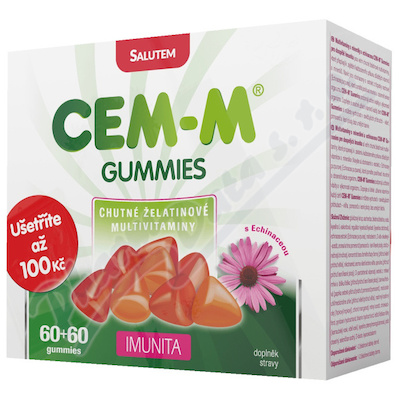 CEM-M gummies Imunita Drkov balen tbl.60+60