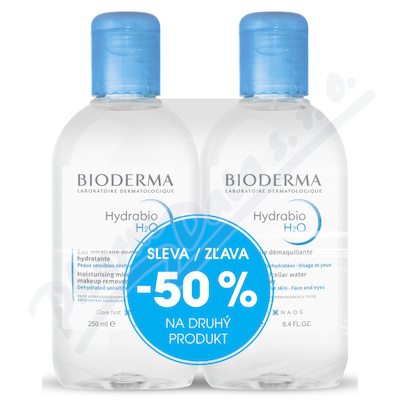 BIODERMA Hydrabio H2O 250ml 1+1 Festival