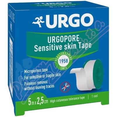 URGO PORE Nplast netkan textil 2.5cmx5m NOV