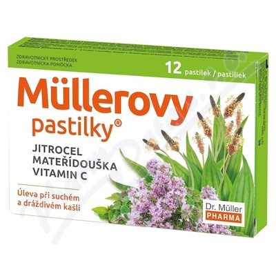 Mllerovy pastilky s jitrocelem a mated.12ks ZP