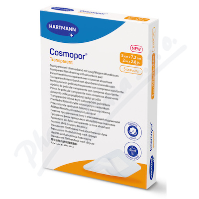 Cosmopor transparent 5x7.2cm steriln 5ks