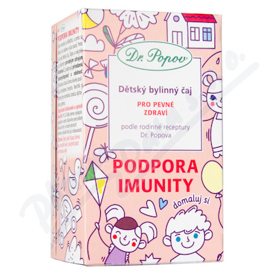 Dr.Popov Dtsk bylin.aj-Podpora imunity 20x1.5g