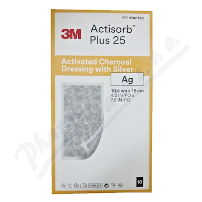 Actisorb Plus 25 kryt 10.5x19cm 10ks