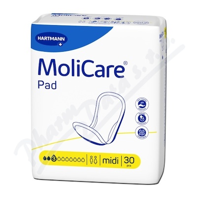 MoliCare Pad inkontinenn vloky 3 kap. Midi 30ks